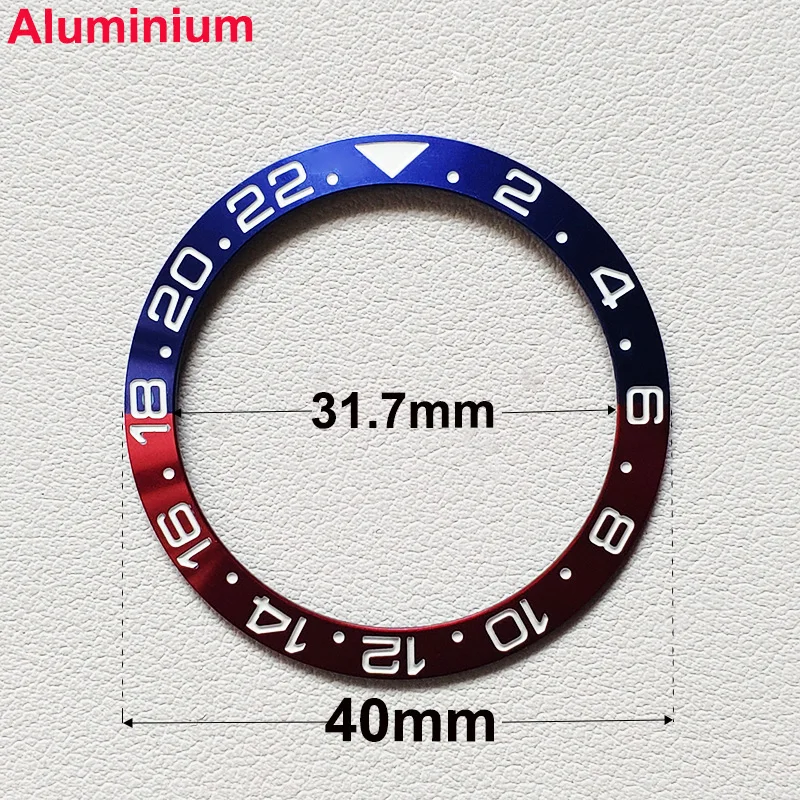 40mm * 31,7mm Keramik-Uhrenlünetteneinlage Passend für 42mm bis 44mm Taucher-GMT-Yacht-Sea-Dweller-Uhrengehäuse Uhrenring-Zubehör – Detail 24