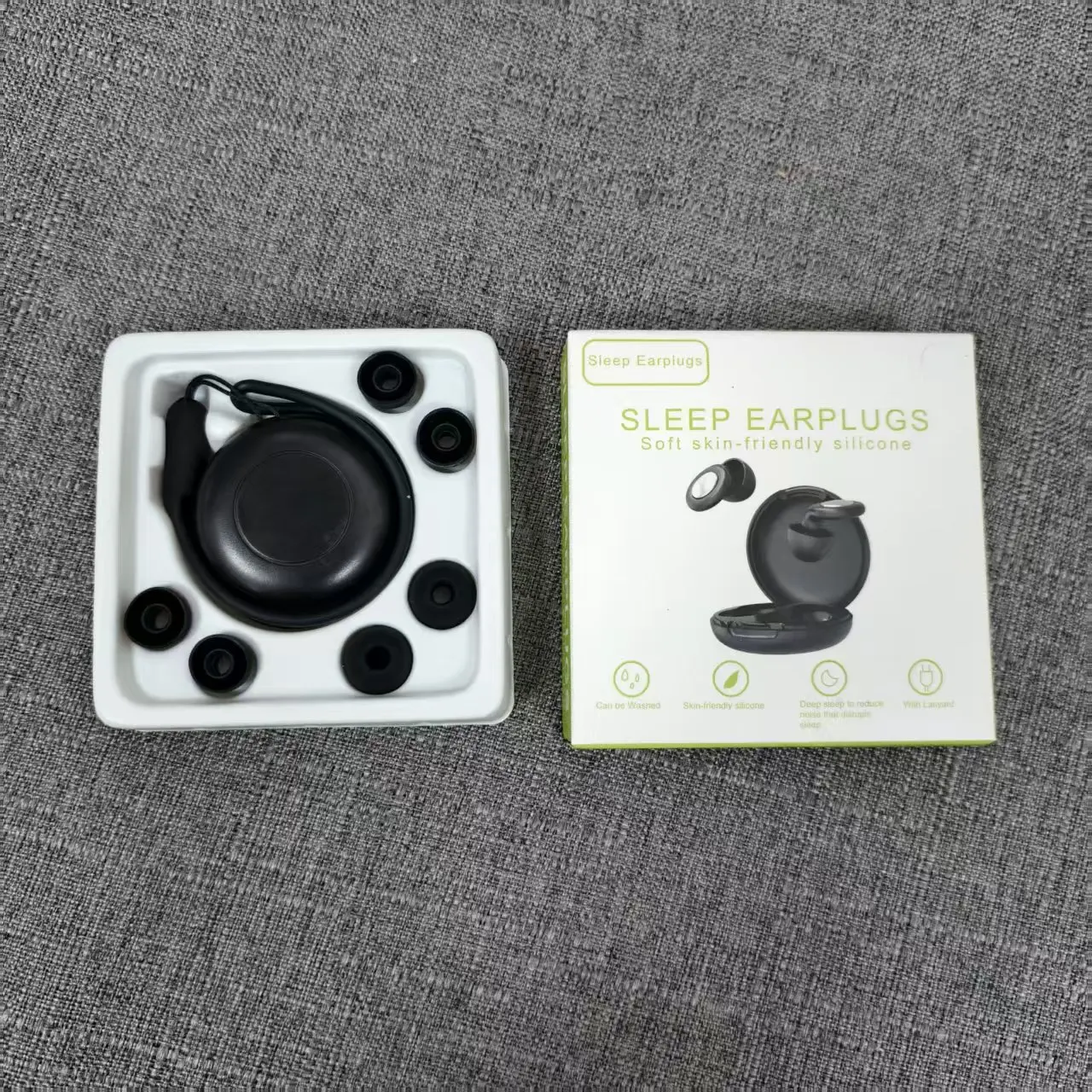 Noise Cancelling Silicone Ear Plugs Soft Reusable Sleep Earplugs for Sleeping Work Study Travel Noise Reduction Ear Protection