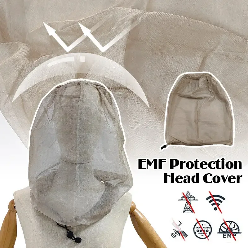 

Защита от ЭМП, материал для головы, москитная сетка из серебряного волокна, многофункциональная уличная шляпа, многофункциональная сетка от насекомых и пчел