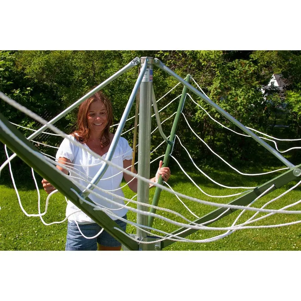 Outdoor Clothesline Umbrella Dryer for Efficient Clothes Drying