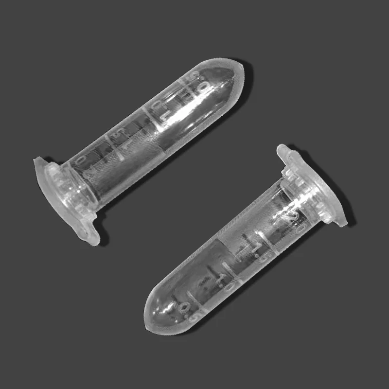 500 Stuks 2Ml Sample Reageerbuis Specimen Buis Lab Supplies Clear Micro Plastic Centrifuge Flacon Snap Cap Container Voor laboratorium