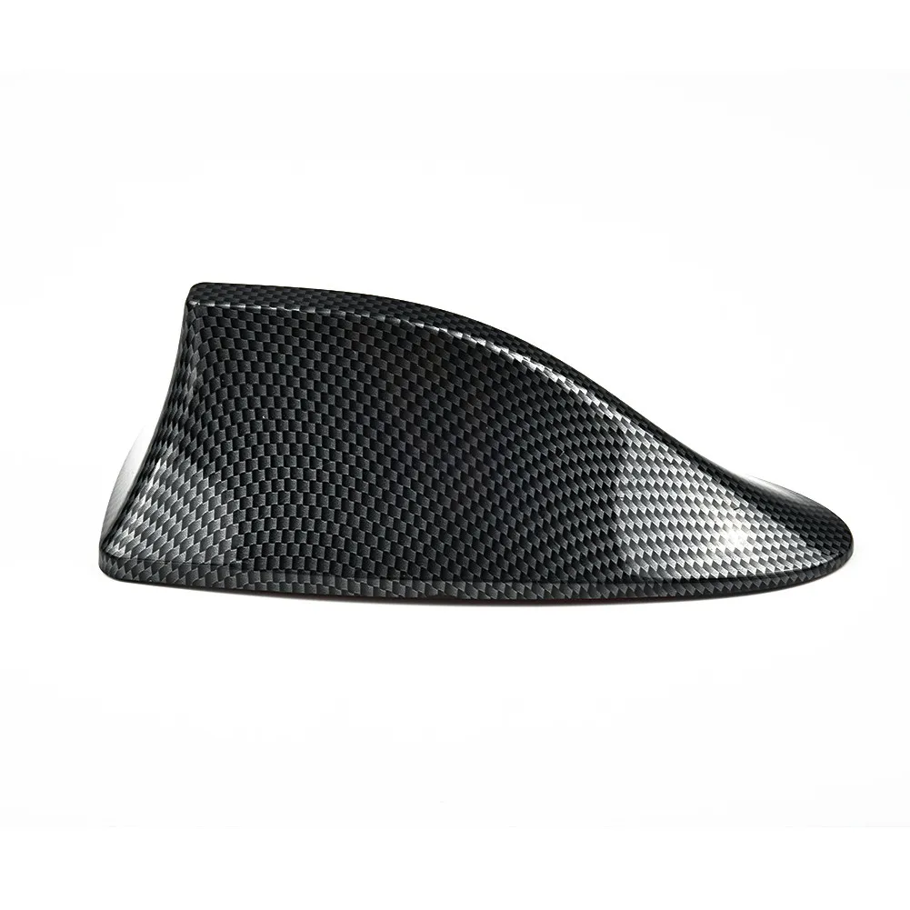 Auto Shark Fin Antenne Dach Shark Antenne Nachahmung Carbon Faser Antennen für astra i30 w211 solaris renault megane 3 mercedes w20