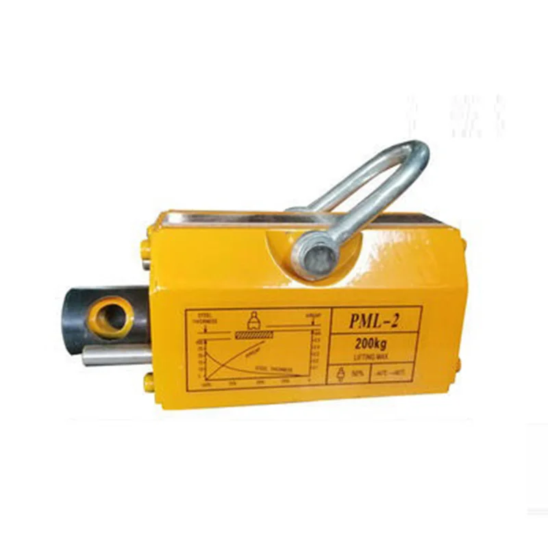 YS-100/200 100/200KG Strong Magnetic Crane Efort Saving Design Permanent Magnet Sucker Neodymium Magnet Lifter Sucking Disc