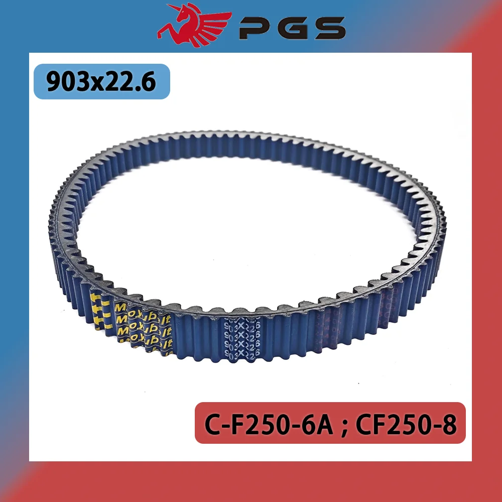 PGS 22.6x903 parti del motociclo cinghia di trasmissione della trasmissione per CFmoto CF250 JETMAX CF250T-6A CF250T 6A Jet Max 250 CF250T-8 22.6 903