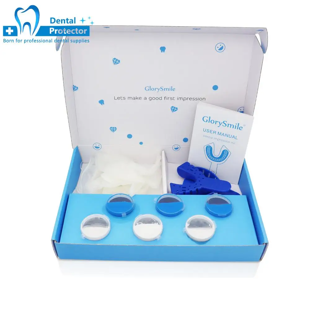 

Vinyl Silicone Dental Impression Kit | 60s Fast Setting Putty with Trays | Clinic & Lab Dual Use | Free Dental Mixer Tool