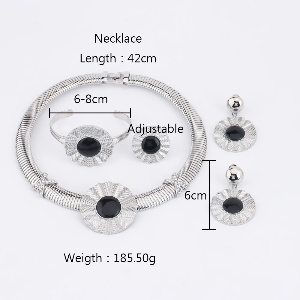 Luxuriöser Hochzeitsschmuck für Damen, Trendige Modeschmuck-Kollektion 2026, 18K Brasilianisch-Italienisch Vergoldete Schmucksets im Angebot – Detail 15
