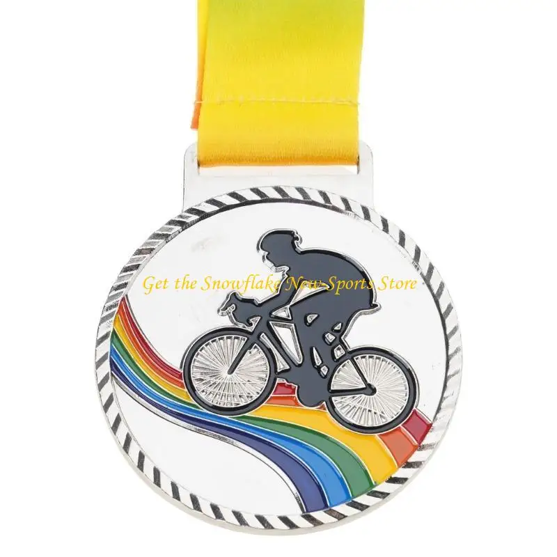 E56D Winner Medals for Children Teens Event, Classrooms, Office and Sports Metal Gold Silver Bronze Award Medals with Ribbon