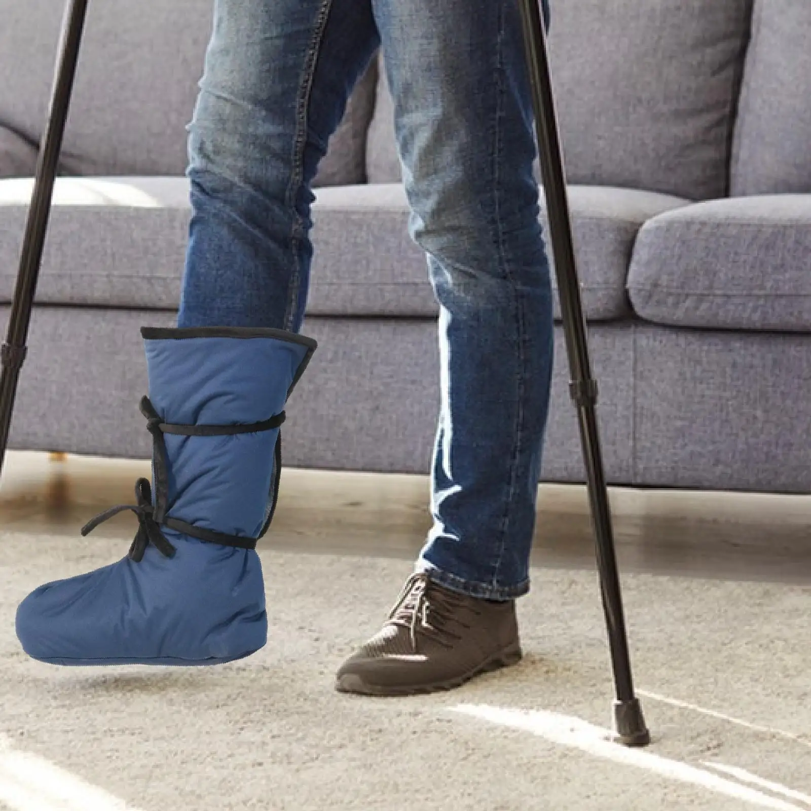 

Теплый чехол для ног из полиэстера на шнуровке, защита для пальцев ног, уютный чехол для ног для женщин и мужчин, для дома и улицы