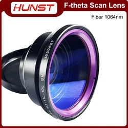 HUNST F-theta Scan Lens Mount M85x1 1064nm Field Lens 50-400mm F80-525mm do części zamiennych do maszyn do znakowania laserem światłowodowym YAG