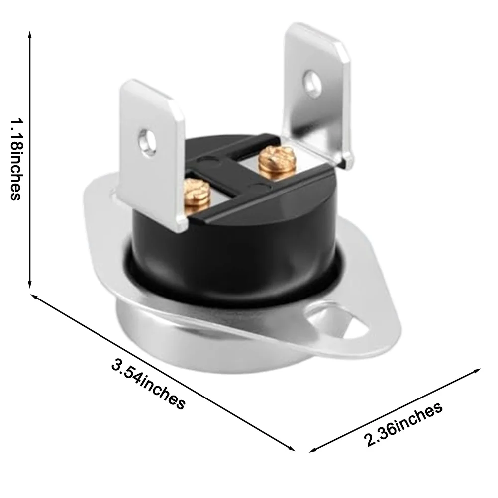 For Raypak Pool Heater Compatible 006725F Thermostat Switch High Limit 135F Auto for reset with Installation Screws