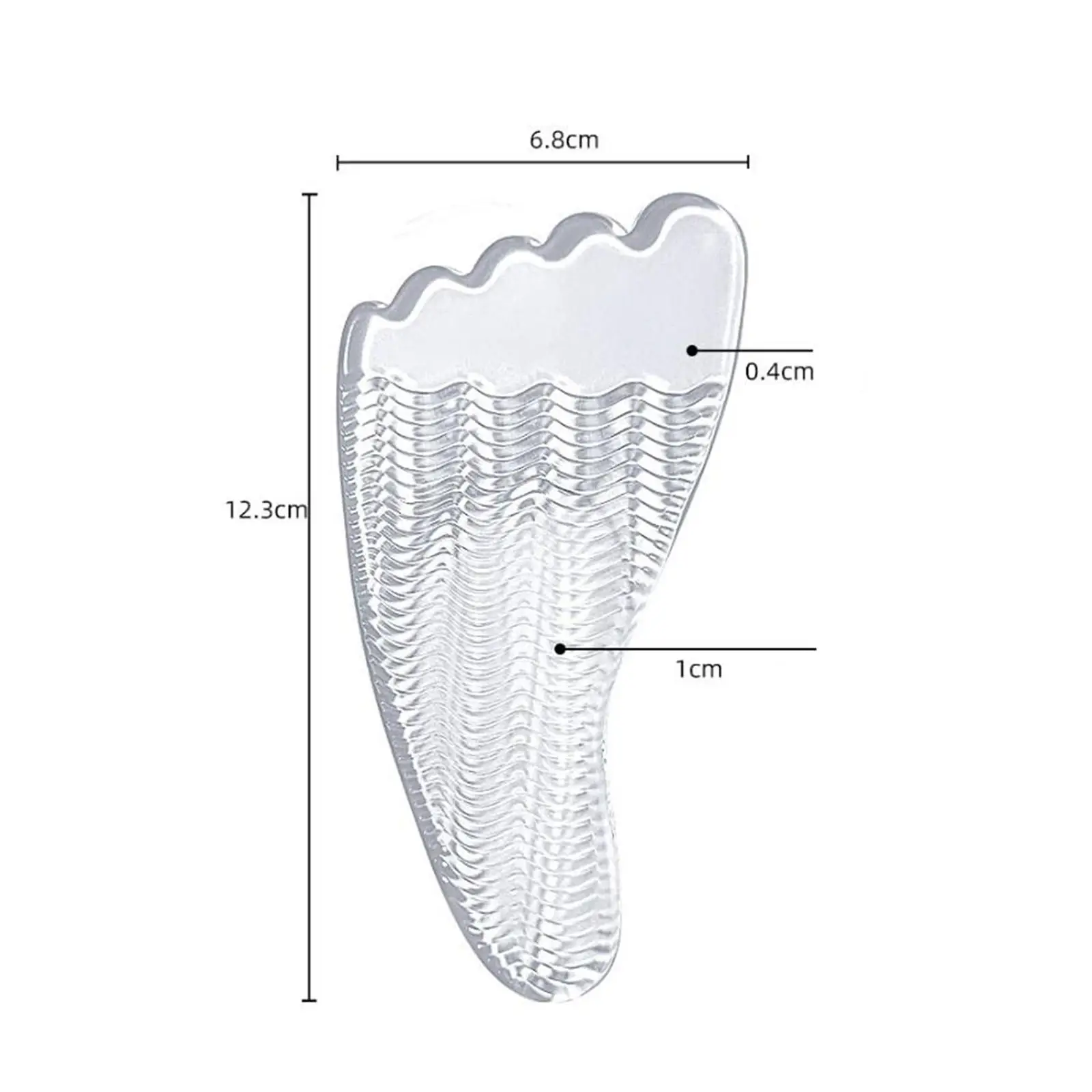 5x 2 Stuks Gel Boog Pads Zelfklevende Universele Draagbare Hoge Hak Inzetstukken Voor