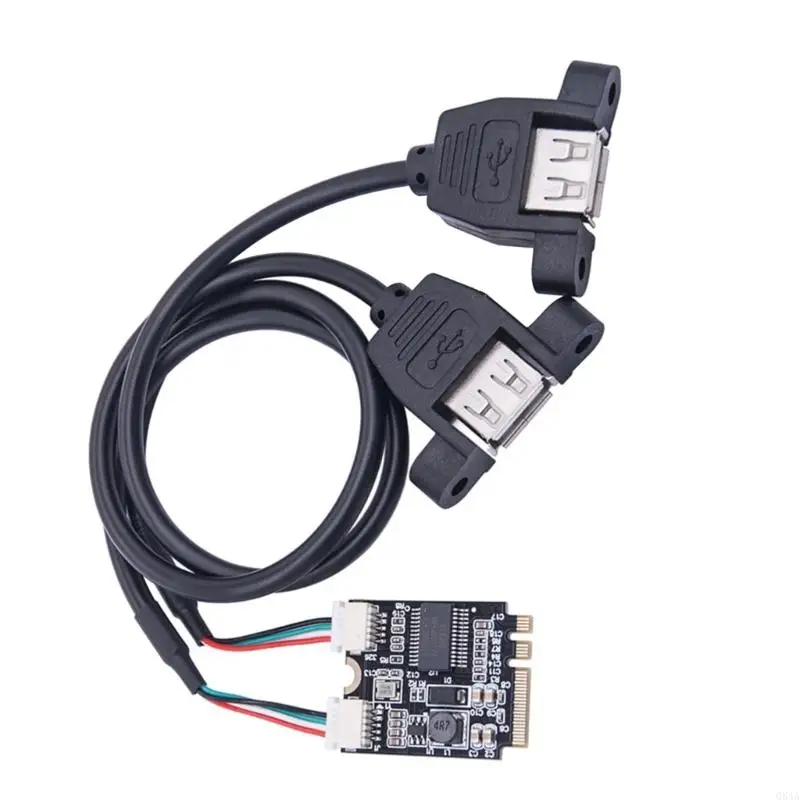 Q84A Высокая совместимость Mini PCIe To USB -интерфейсы кабель для компьютерных аксессуаров