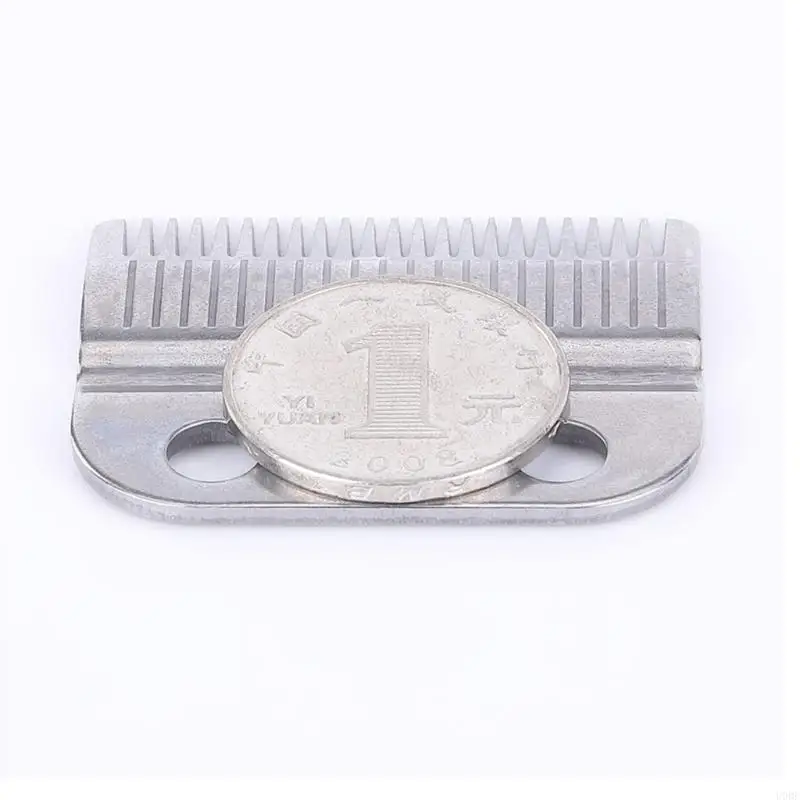 U0DE 2 uds accesorios cuchilla repuesto desmontables profesionales acero inoxidable para cortapelos