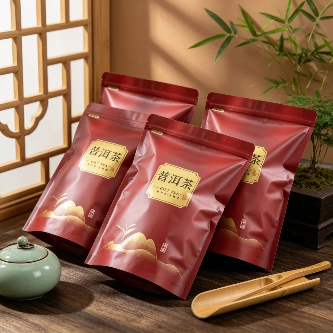 250g Milk Oolong Tea Zipper Bag Yun Wu Huangshan Maofeng Tea Seal Bag Huoshan Huangya Pu Er Resin Liuan Guapian Tea Package Bag