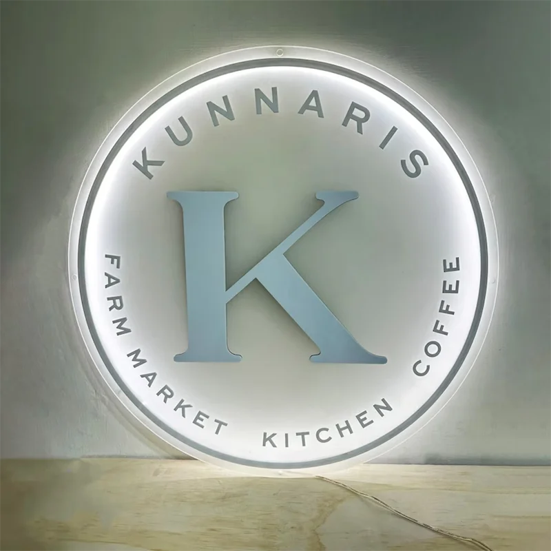 Custom Electronic Signage Outdoor Store Signage Supermarket 3D Light Emitting Diode Channel Letter Signage