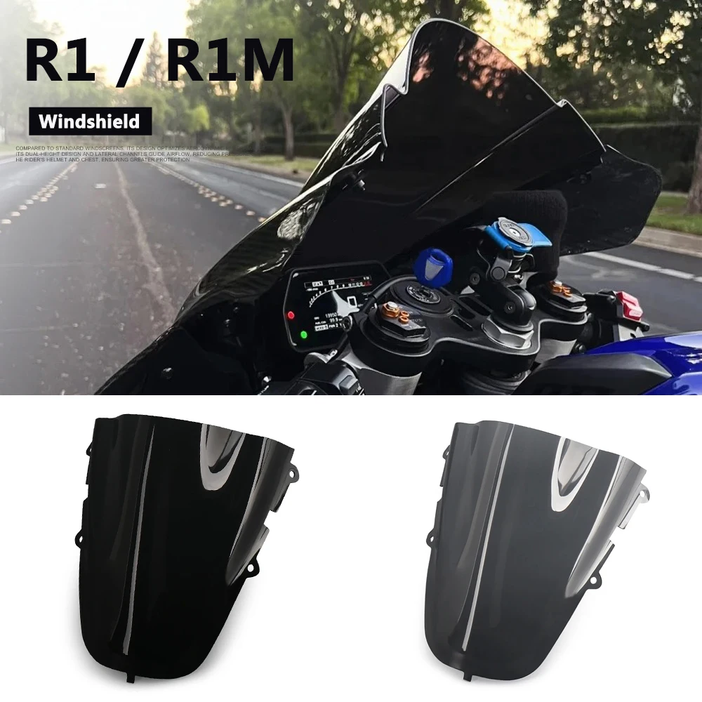 

Windshield For Yamaha YZF R1M YZF R1 YZF-R1 R1 M YZF-R1M Motorcycle Accessories WindScreen Front Windshield Shroud Viser VIsor