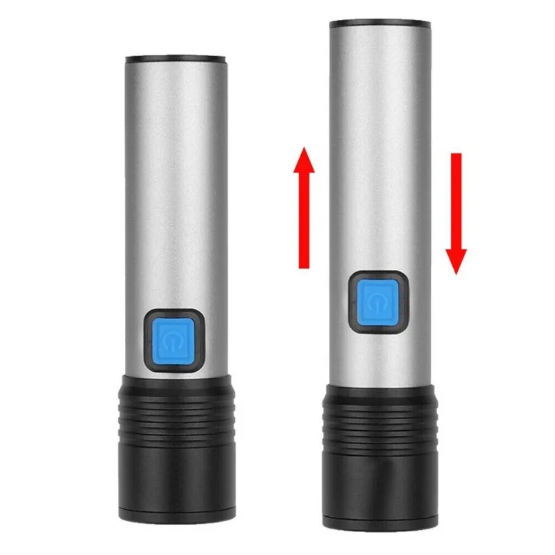 395nm UV LED Flashlight Portable Mini Blacklight Ultraviolet Black Light for Pet Stains Anti-counterfeiting Identification