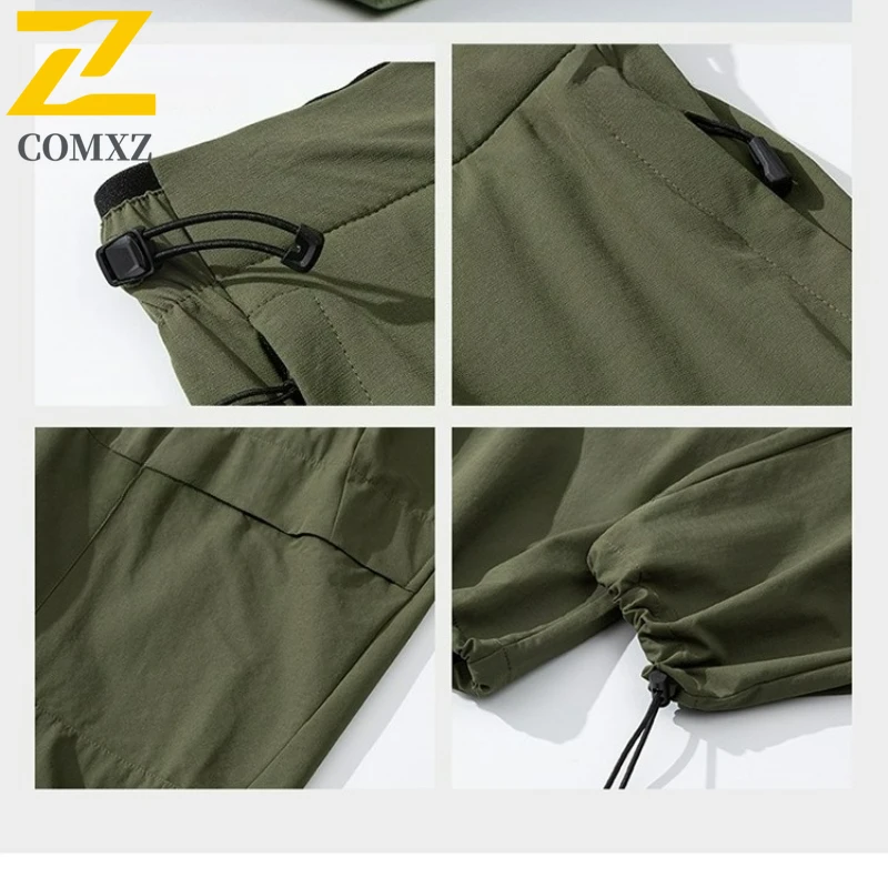 السراويل البضائع الفاخرة الخفيفة 2025 جديد الخريف عادية بلون عداء ببطء تسلق الجبال نمط بنطلون في الهواء الطلق التخييم السراويل