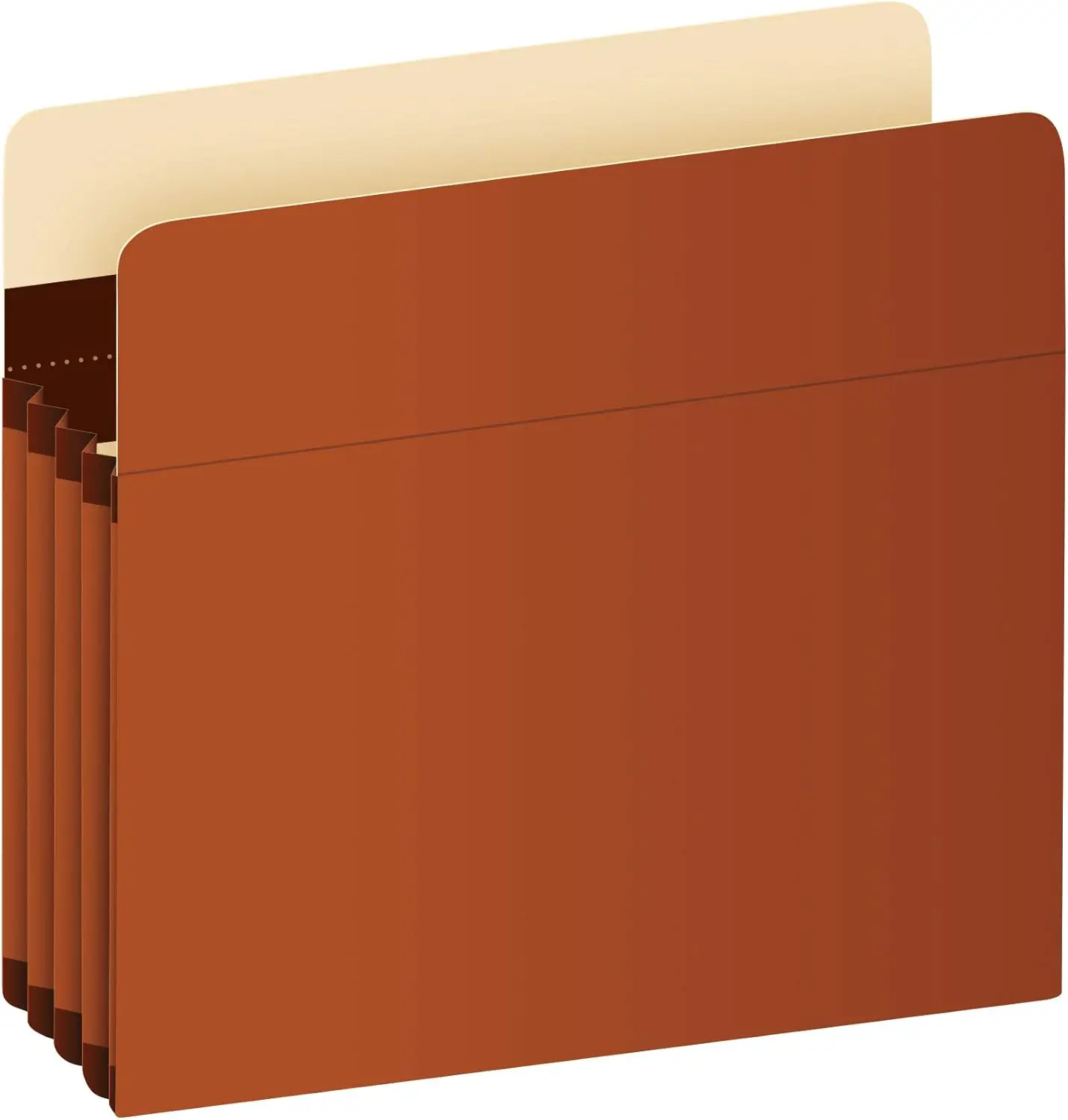 

Durable Expanding File Pockets, 3.5" Expandable, Letter Size with Tyvek Reinforcement, Brown, 10/Box