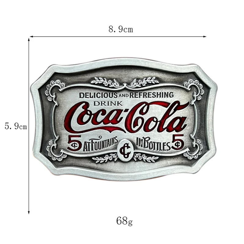 Drink logo belt buckle Western cowboy Euro-American