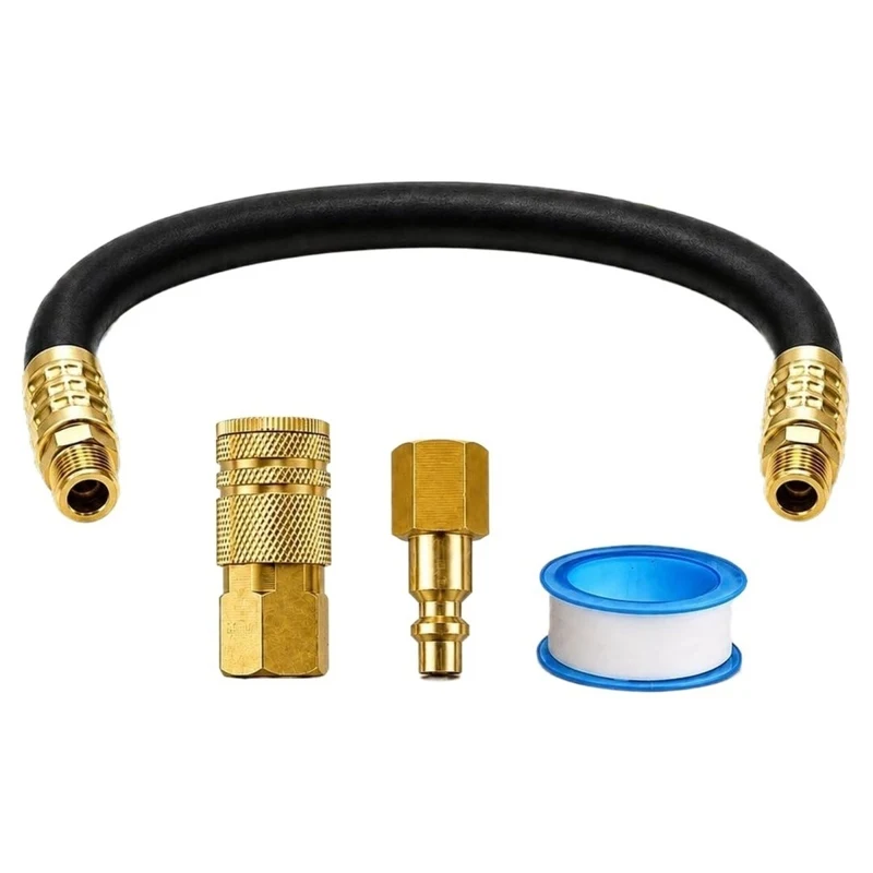 Short Air Compressor Hose 1/4