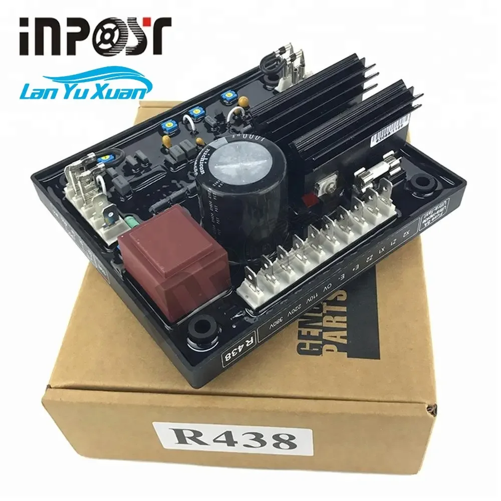 Nouveau régulateur de tension automatique du générateur AVR R438 pour Leroy Somer