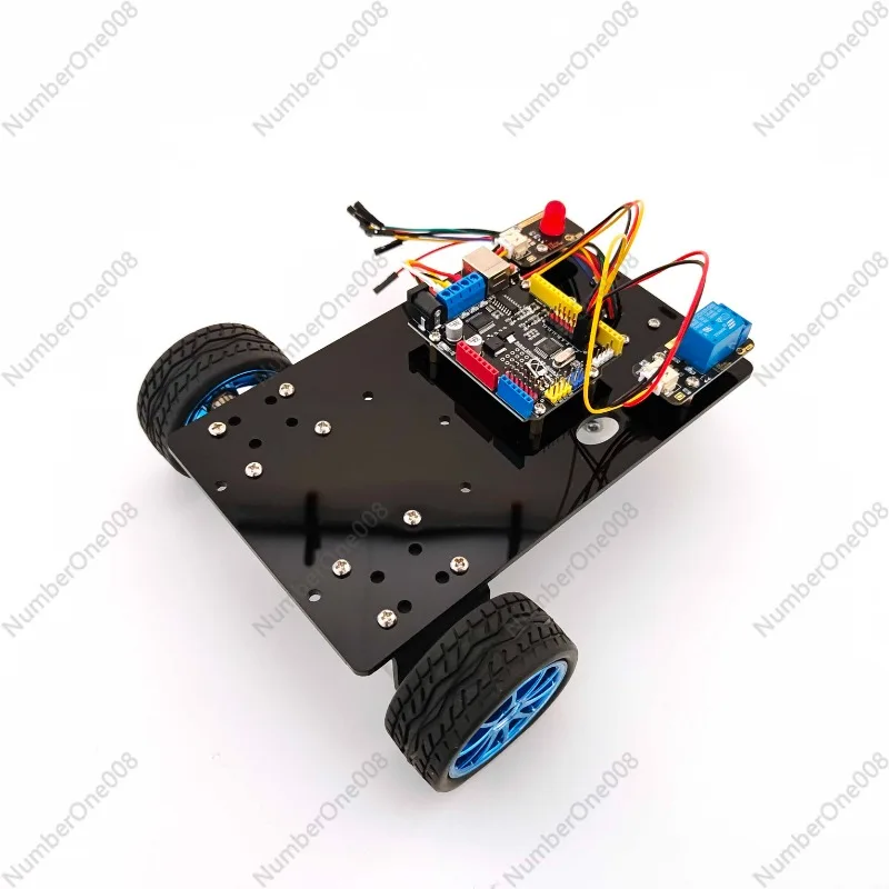 For Arduino Smart Car Kit with Module Welding-Free Tracking Belt Lithium Battery