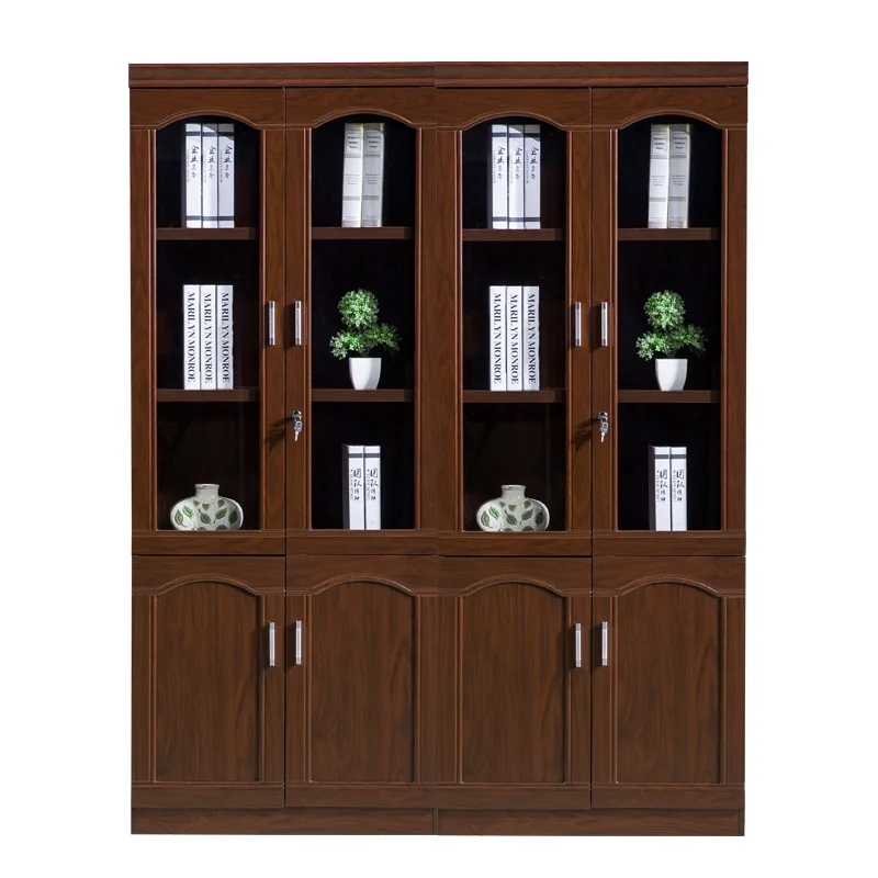 Office furniture wood bookshelf executive CEO Boss 4 drawer file cabinets office filling cabinet office furniture