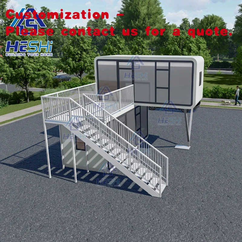 

custom.Cheap Prefab Luxury Cabin House Price Prefabricated Portable 20Ft 40Ft Office Pod Outdoor Container Home