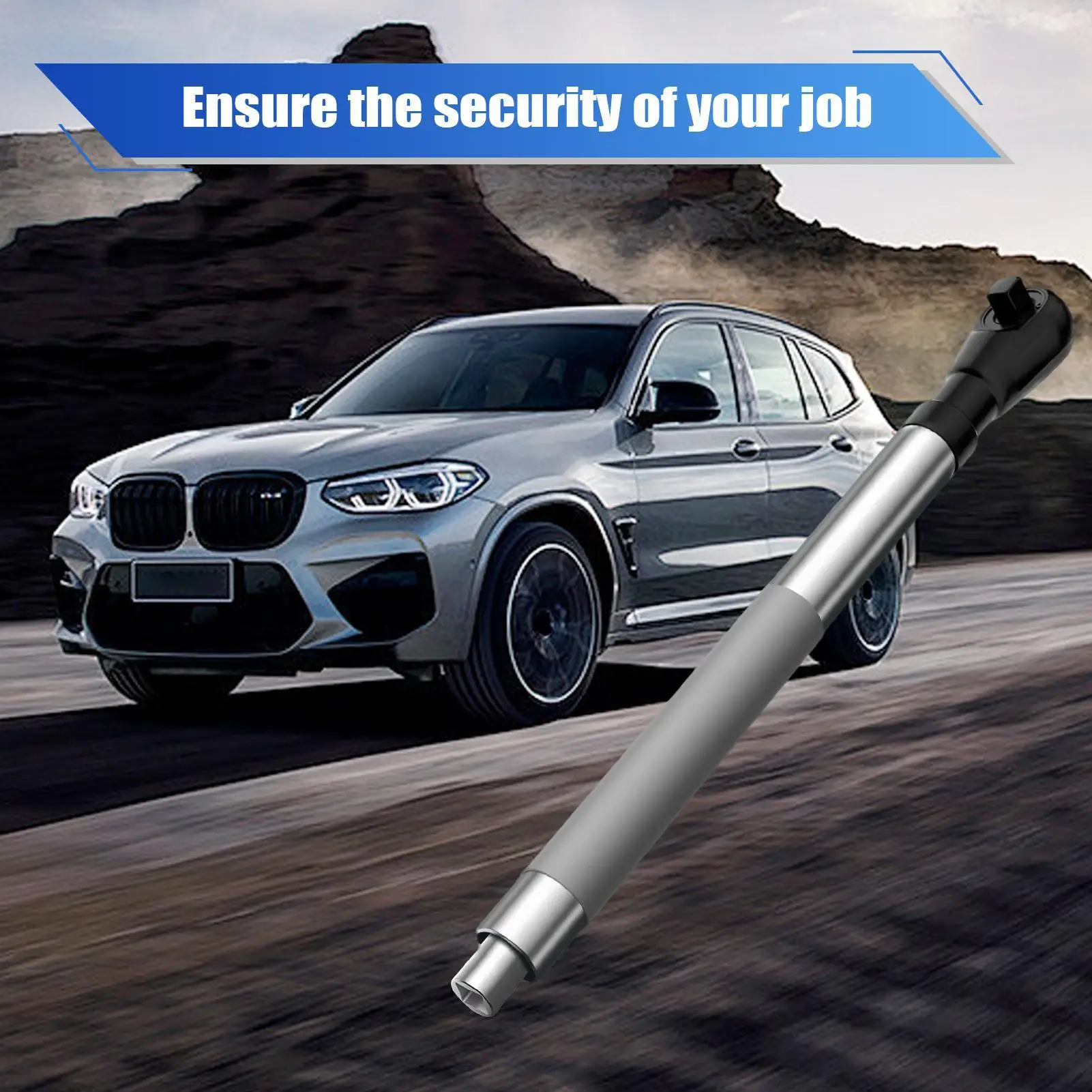 Offset Wrench Extension Extended Rotary Wrench With 4 Sockets 1/2 Drill Bit Spanner For Automotive Construction Home Repair