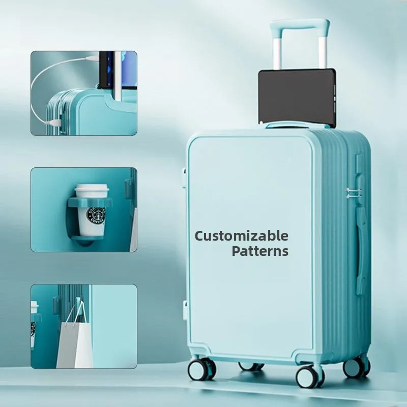 new-2025-student-luggage-20-inch-waterproof-wear-resistant-pull-rod-travel-lock-box-cute-dopaamine-password-lock-suitcase