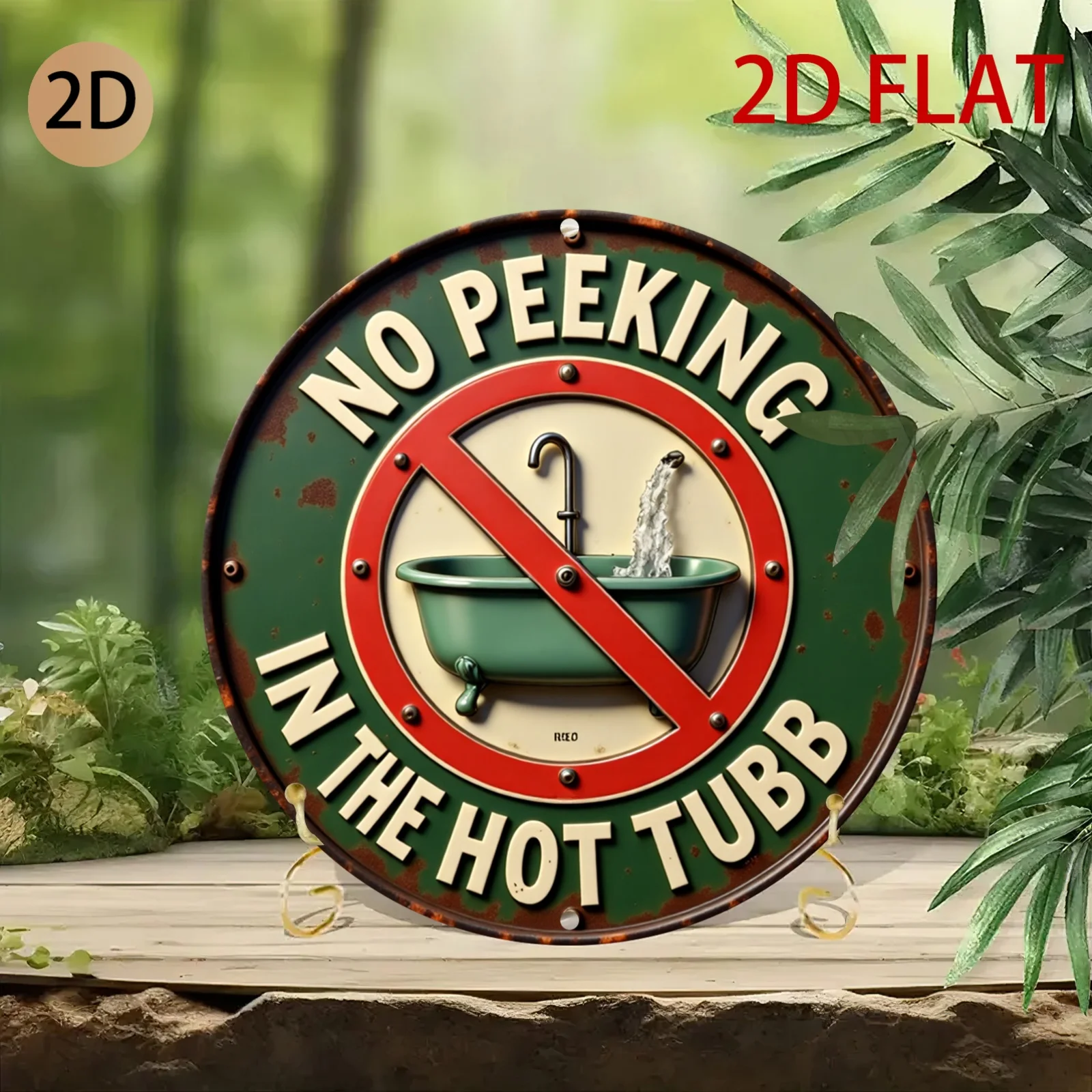 2D Flat No Peeking Hot Tub The - Home Bathroom Spa recension och pris