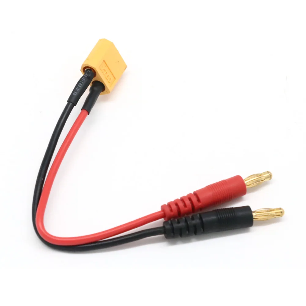 XT30 XT60 XT90 T Plug to 4.0mm Banana Plug Charge Lead 200mm 14AWG lipo Battery Balance Charge Cable