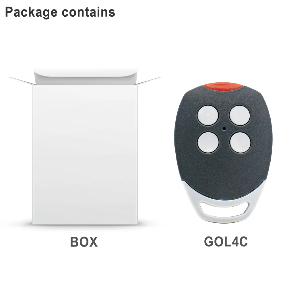 433MHz DITEC GOL4C Garage Door Opener Clone Remote Control Fixed Code DITEC Transmitter Garage Command