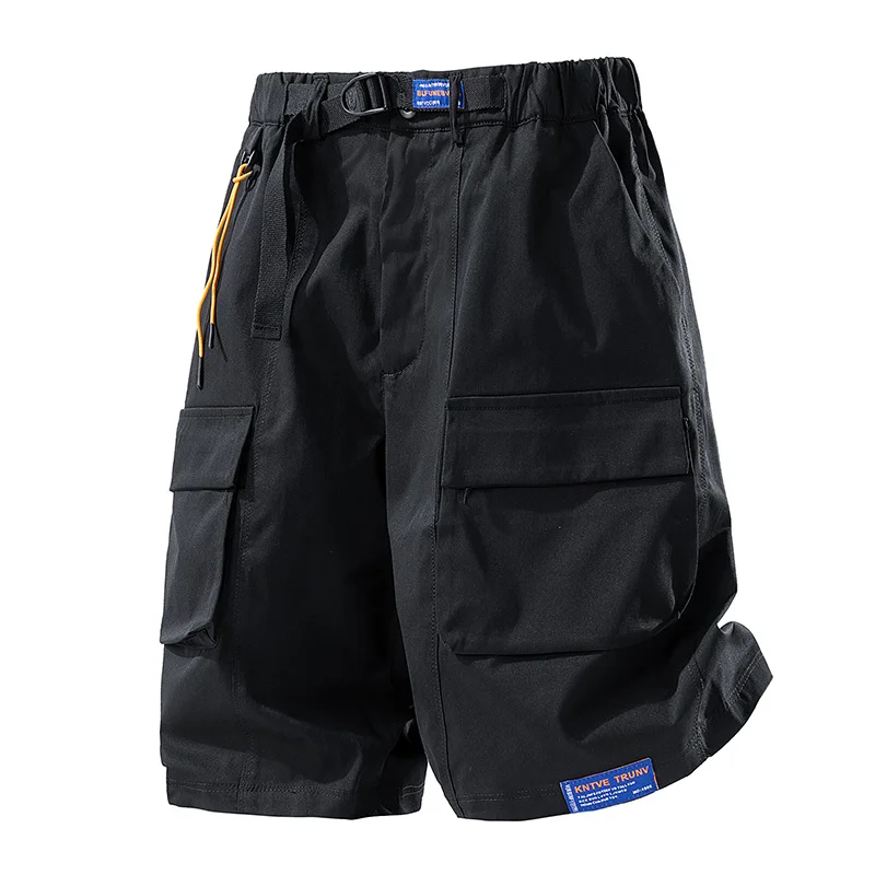New Breathable Quick Drying Men Sports Shorts Summer Loose Fashion Versatile Casual Shorts Outdoor Solid Comfort Cargo Shorts