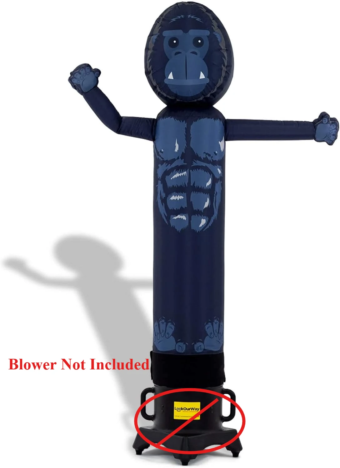 1Pcs 8ft Gorilla Air Waver - Inflatable Advertising Tube Man  Guy with Flapping Waving Arm  (Blower Not Included)