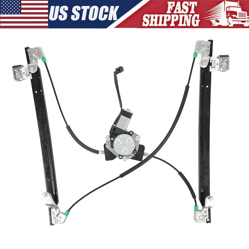

1 PCS Front Driver Power Window Regulator w/ Motor For Dodge Grand Caravan US