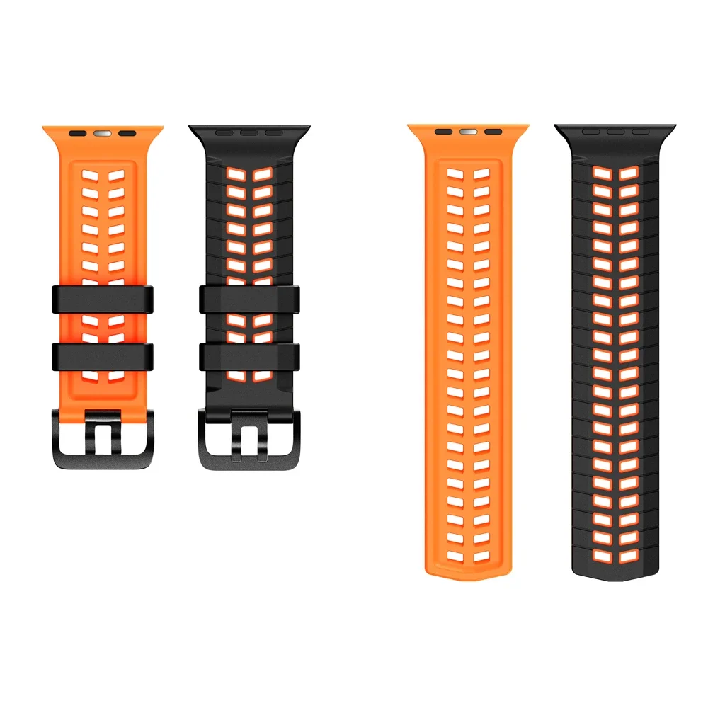 Silikon-Sportarmband für Apple Watch Band 49mm 46mm 45mm 44mm 42mm Correa Armband iWatch Series 11 10 9 8 7 6 5 SE3 Ultra 3 2 – Detail 35