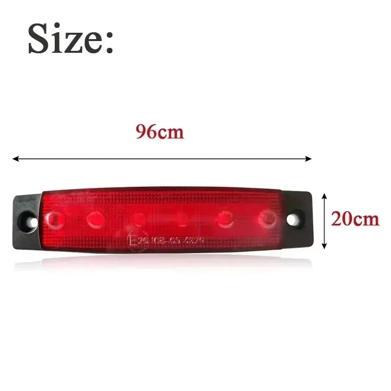 

6 LED Lamp Cabin Deck Courtesy Light Stern Transom Lights Red Small Boat Sailboat Popular for 10pcs 12V Marine Waterproof