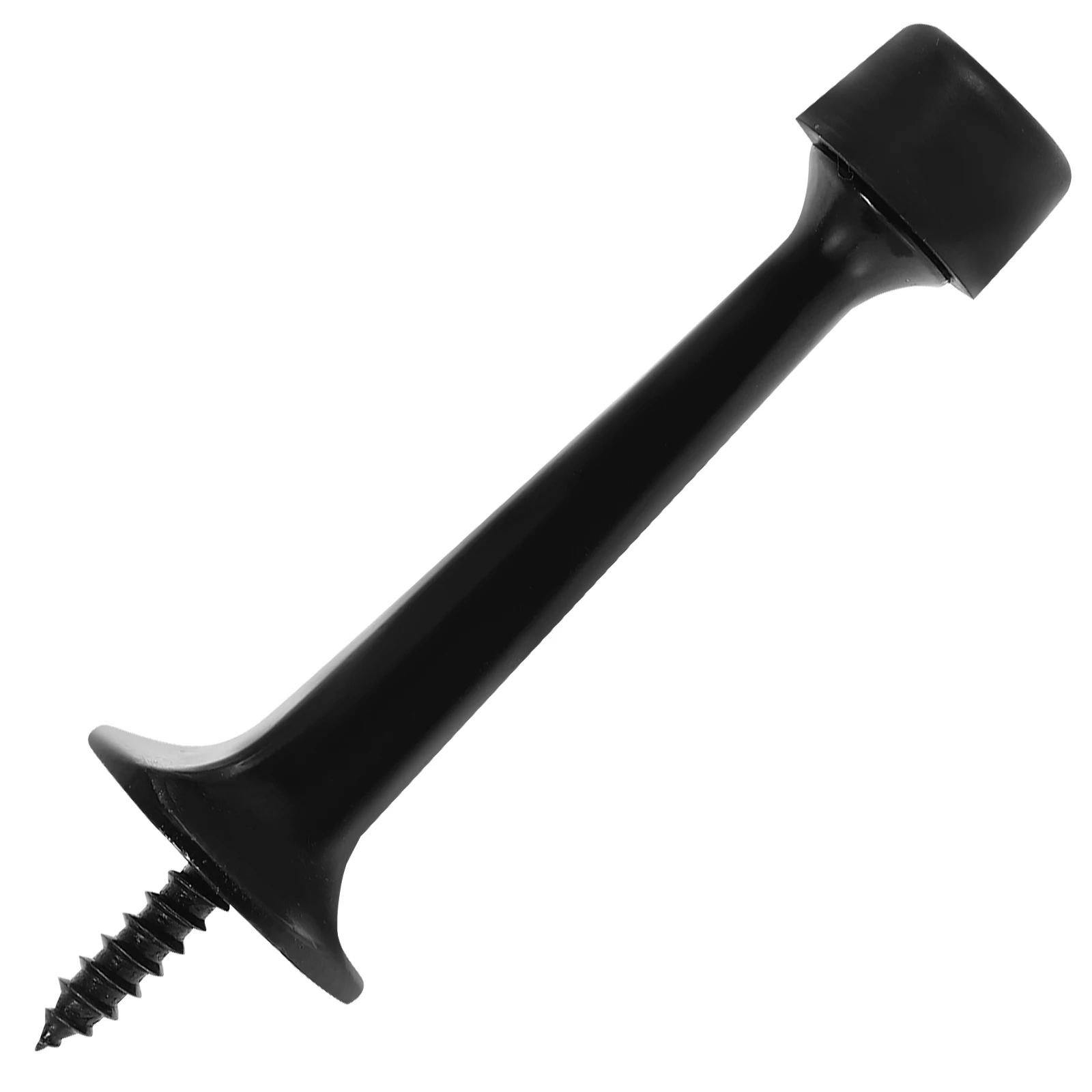

Stop Protectors Heavy Duty Zinc Alloy Black White Wall Floor Stoppers Indoor Outdoor Weatherproof T-Style Door Holder Barn