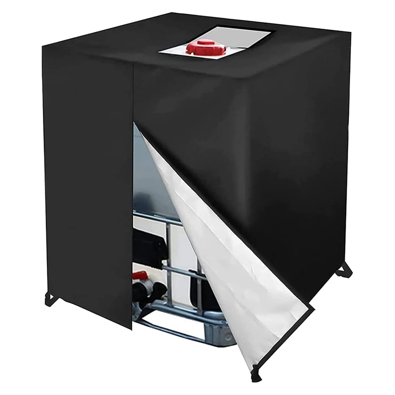 ABGR-3X 210D Waterproof Dust Cover Rainwater Tank Oxford Cloth UV Protection Cover Garden Water Tank Cover