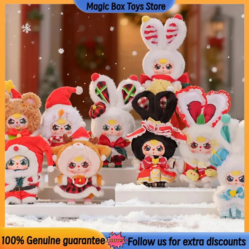 Оригинальная детская три рождественской серии, слепая коробка, игрушка, милая сумка, подвеска, фигурка, украшение, детские три загадочных коробок, куклы, рождественский подарок