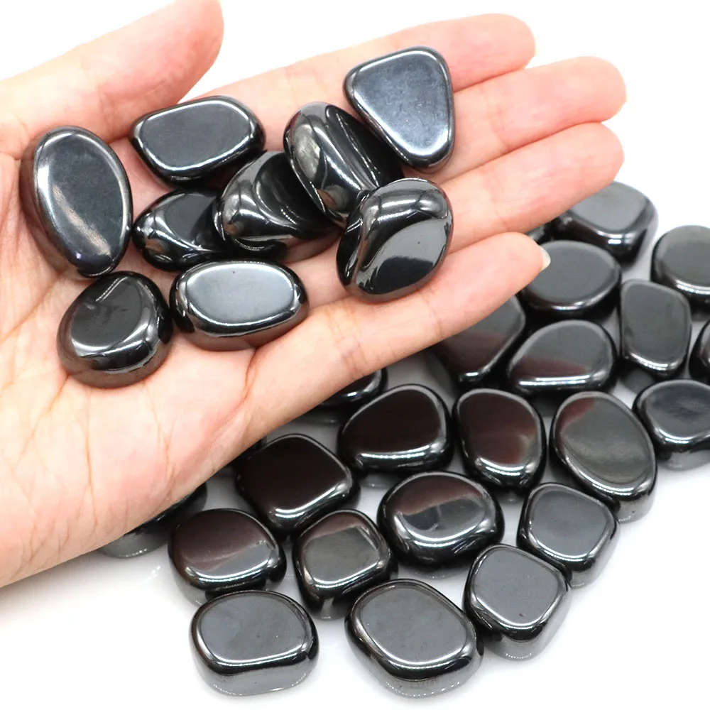 20 Magnet Polished Ball Black Lodestone Magnetite Palm Stone Magnetic Minerals Healing Feng Shui Decor Body Field Balance Energy