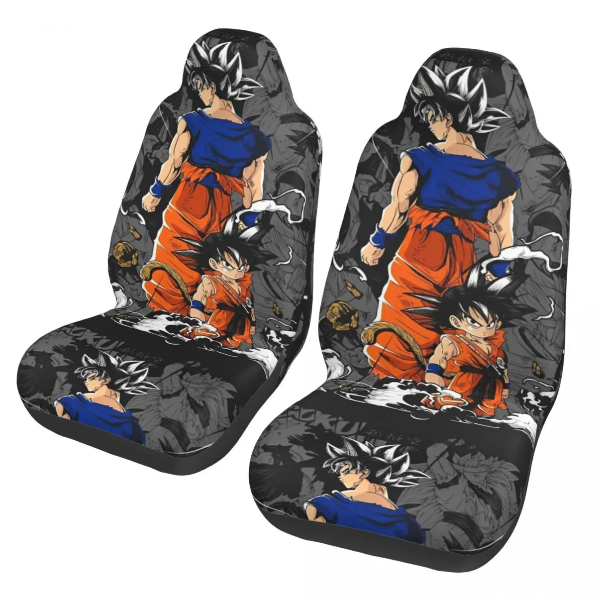 

Goku Dragon Ball Anime Goku Universal Car Seat Cover Four Seasons For SUV Car Seat Covers Fabric Hunting