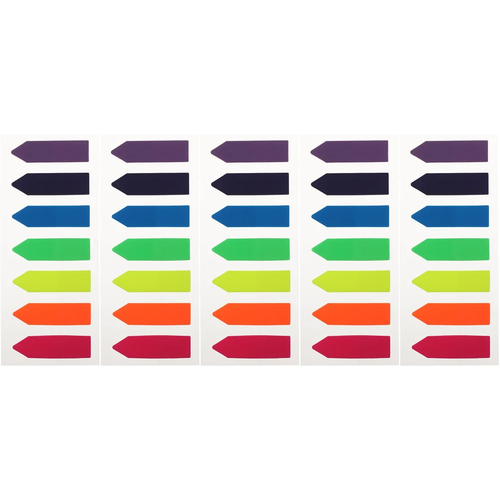 5 قطعة 5 أوراق منصات الشرح لزجة صفحة توجيه العلامات ذاتية اللصق ورقة علامات الصفحة لقراءة الكتاب وضع العلامات مذكرة ملونة