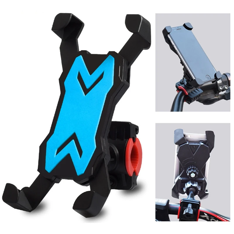 360 Degree Rotation Bicycle Phone Holder for 4-7 inches Mobile Phone Bike Phone Holder for Universal Phone Bracket Bike Holder