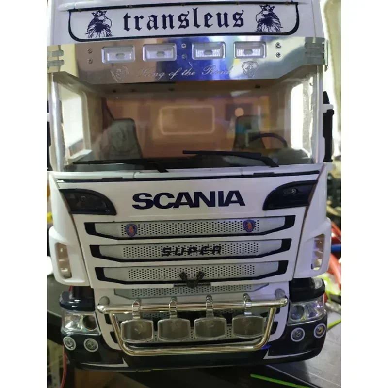 1pcs การจําลองสติกเกอร์ตกแต่งสําหรับ 1/14 Tamiya RC รถบรรทุกรถพ่วง Tipper Scania R620 R470 56323 อะไหล่รถยนต์ DIY