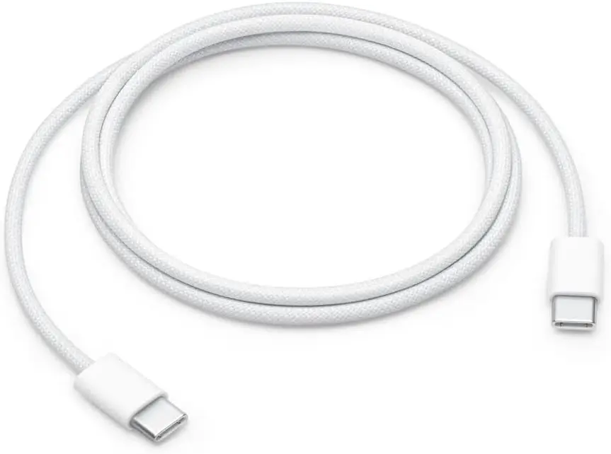 

60W USB-C to USB-C Woven Charge Cable (1m): Fast & Convenient Charging