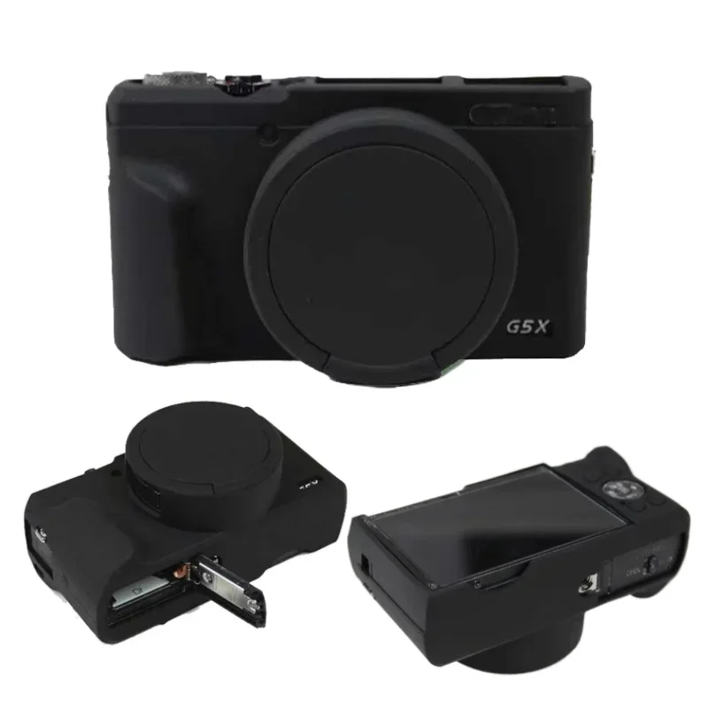 Protective Soft Silicone Rubber Skin Case Cover For Canon Powershot G5X Mark II G5XII G5XM2 G5X II G5X MarkII Camera Shell