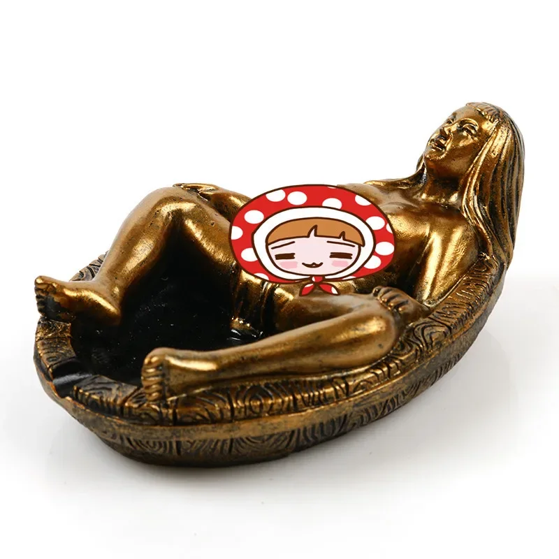 

New Product Creative Personality Body Resin Ashtray Home Table Decoration Ornaments Tool Home Office Hotel Gifts